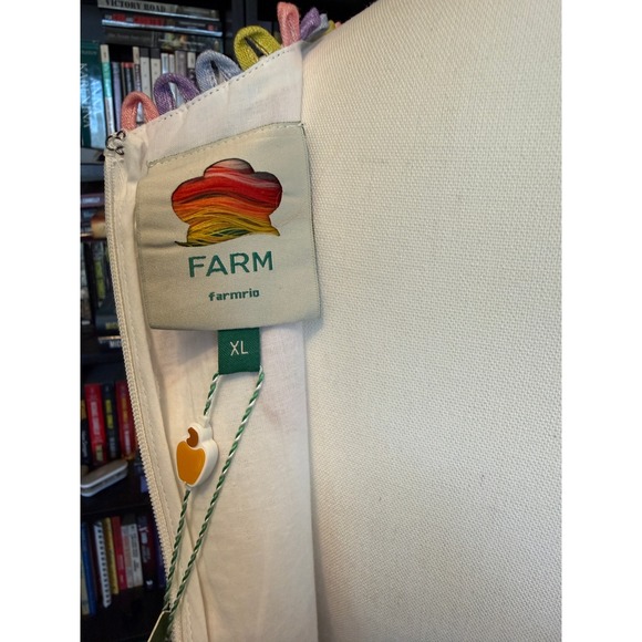 NWT Farm Rio Maxi Dress Sleeveless Tiered V Neck Floral Boho Resort - Picture 5 of 16